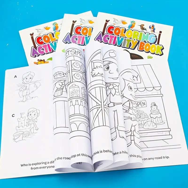 A coloring book early education coloring book small coloring books birthday party favors gifts classroom activity supplies