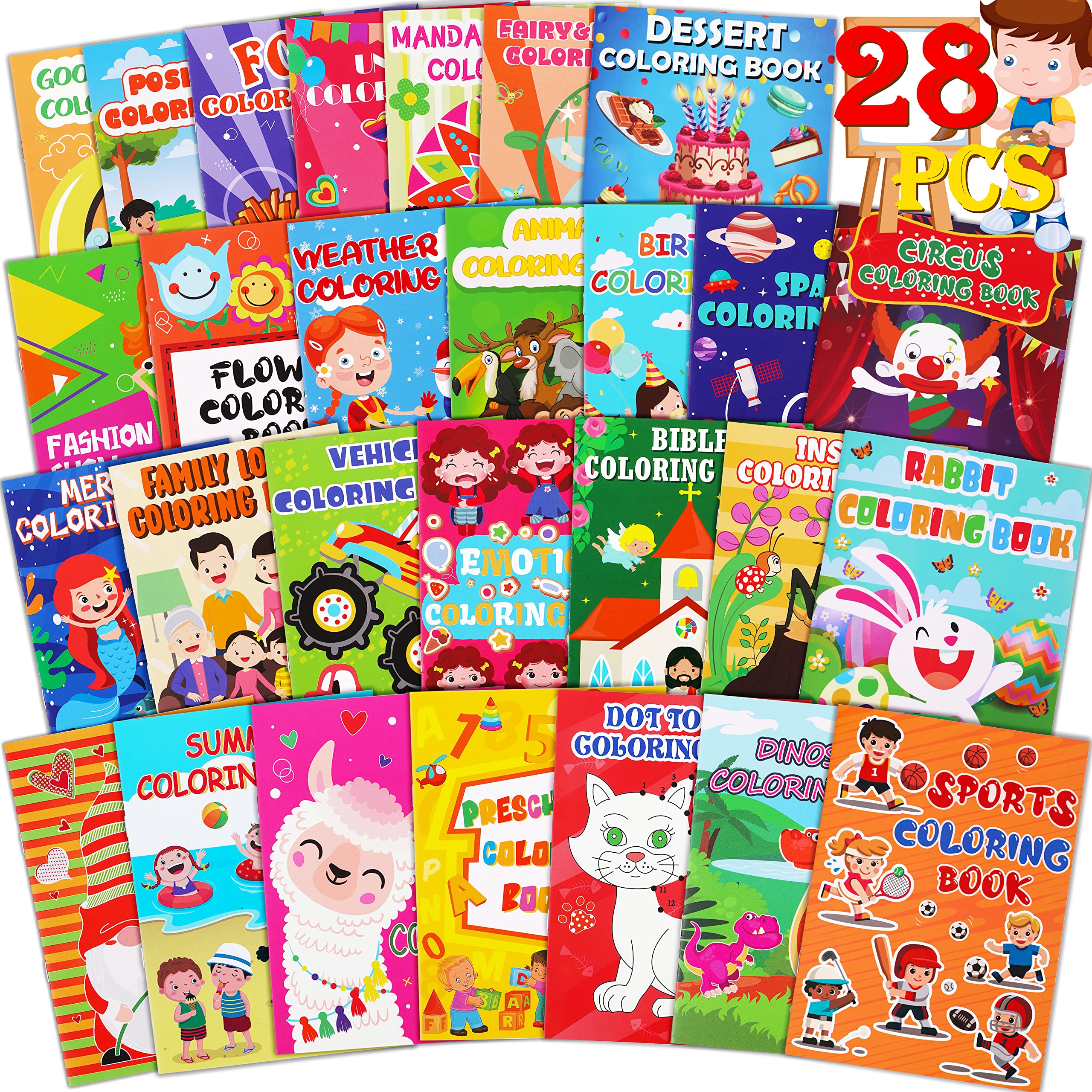 Pcs small coloring books for kids ages