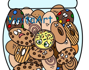 The smart cookie storybook clipart digital download printable coloring pages