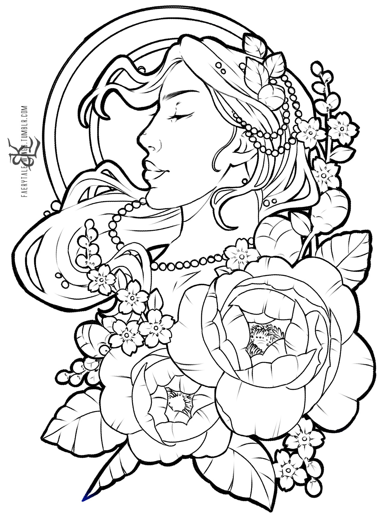 Its a fairytale of course â a collection of coloring pages pt dogwood