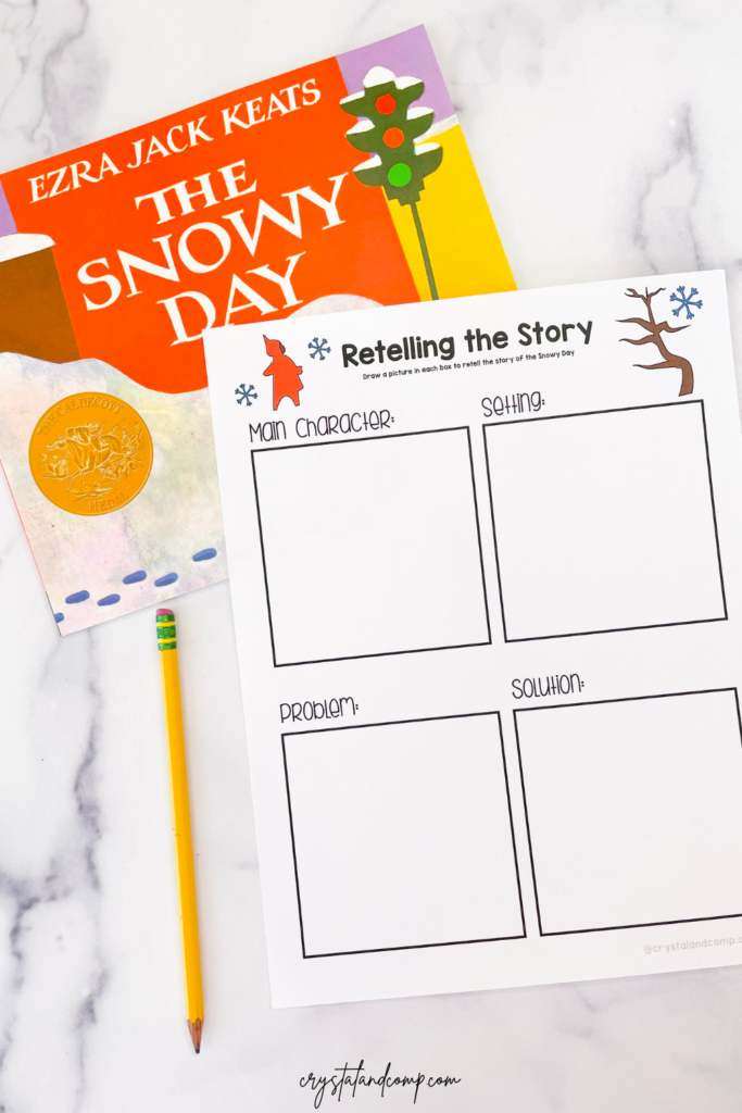 The snowy day printables