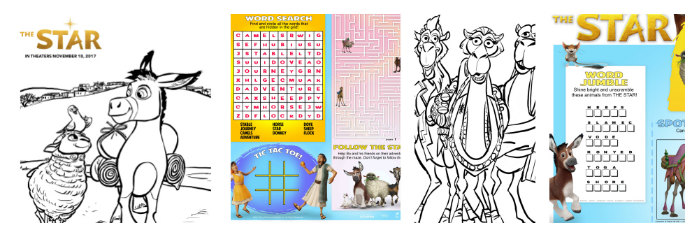 The starâ printable activity and coloring sheets thestar