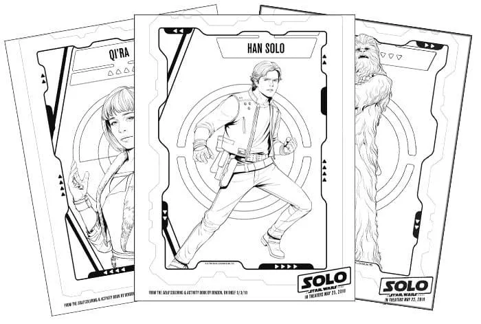 Coloring pages and more solo a star wars story