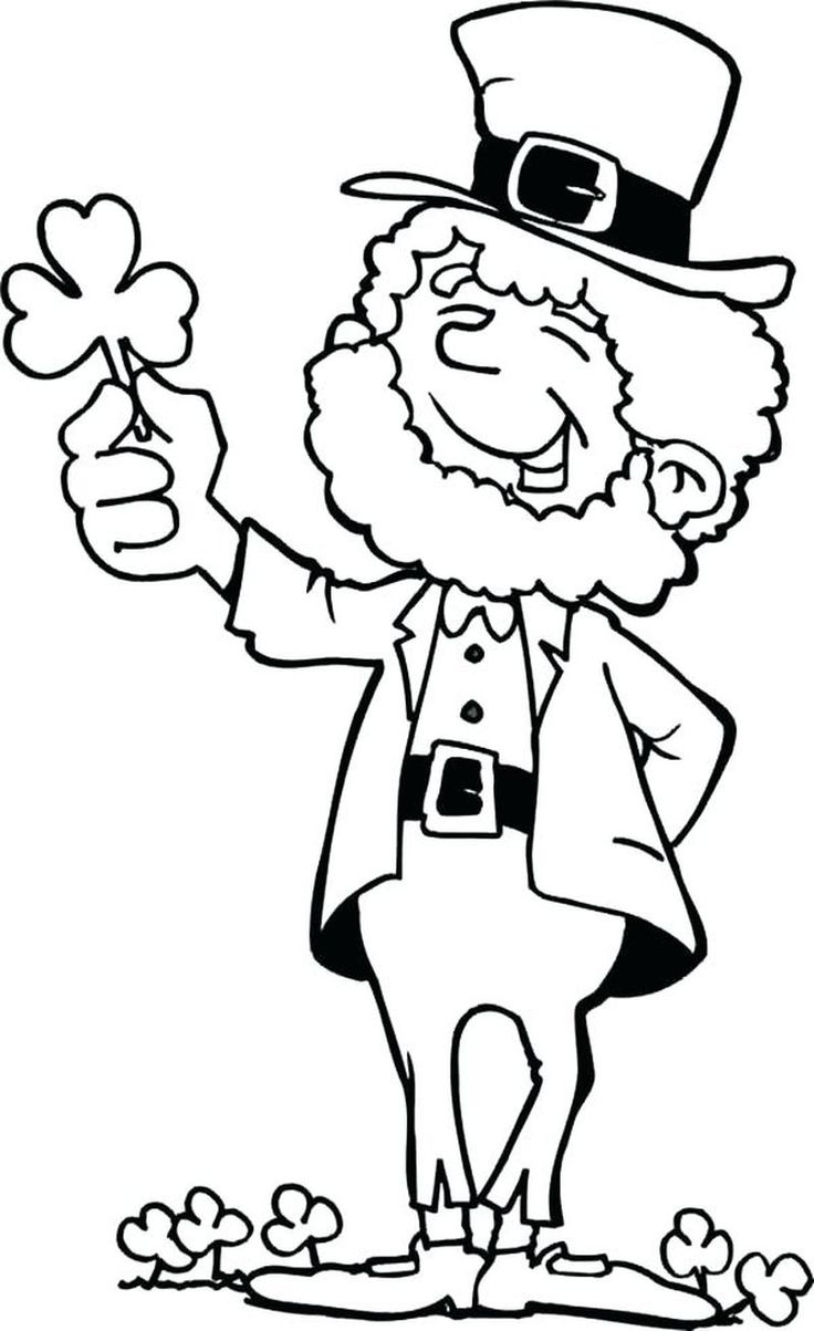 Plete shamrock coloring pages pdf to print