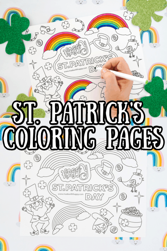 Free saint patricks day pictures to color