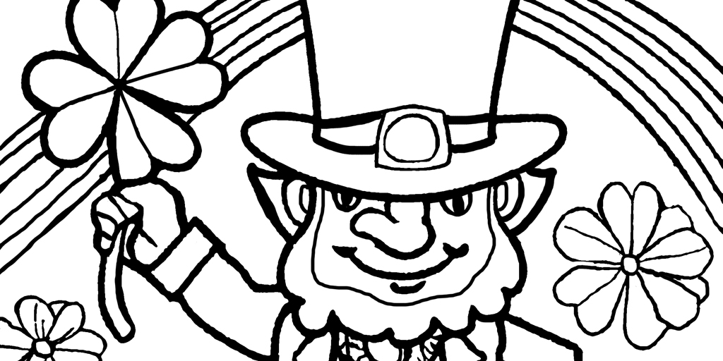 St patricks day coloring pages