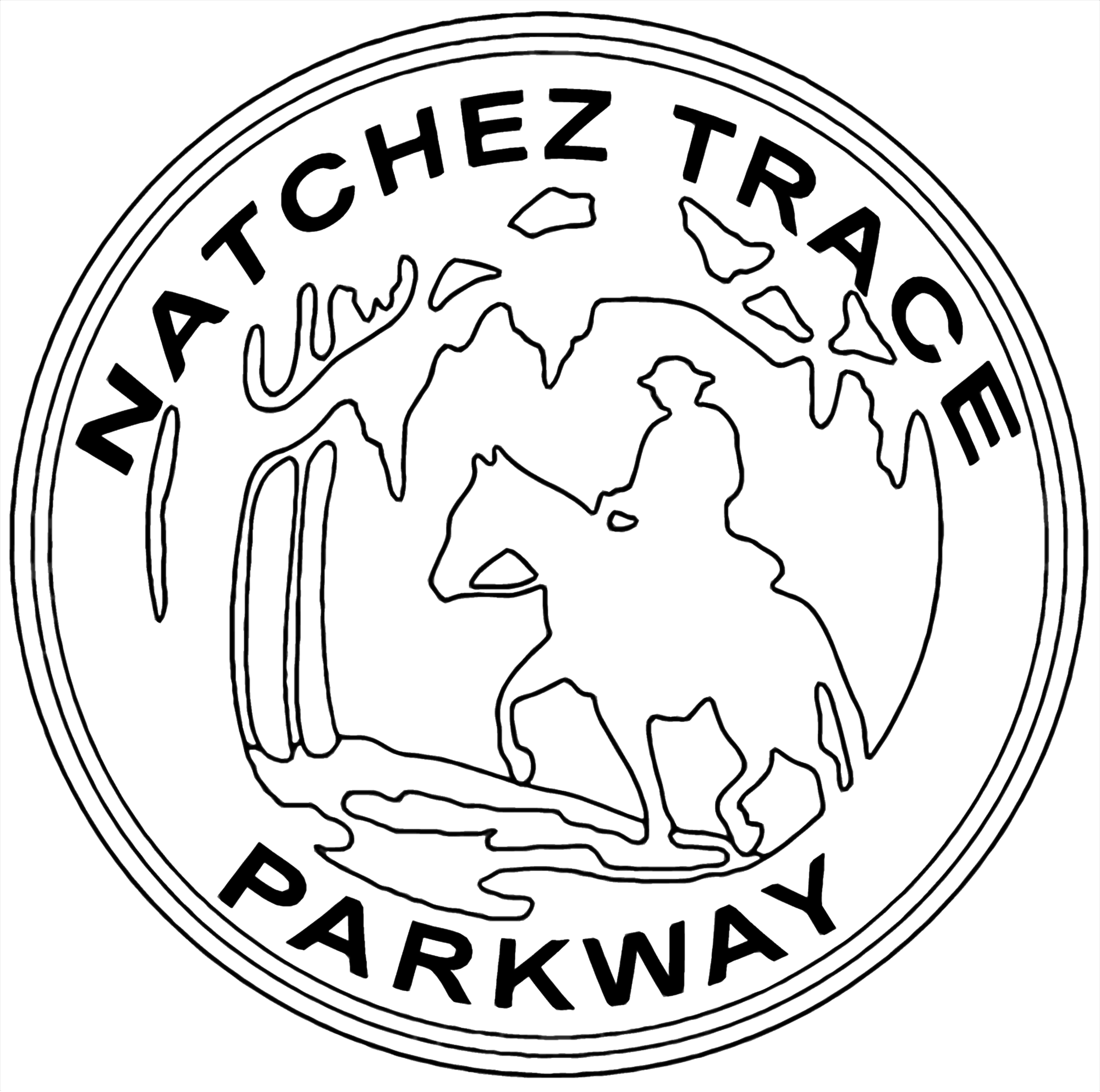 Natchez trace parkway coloring pages