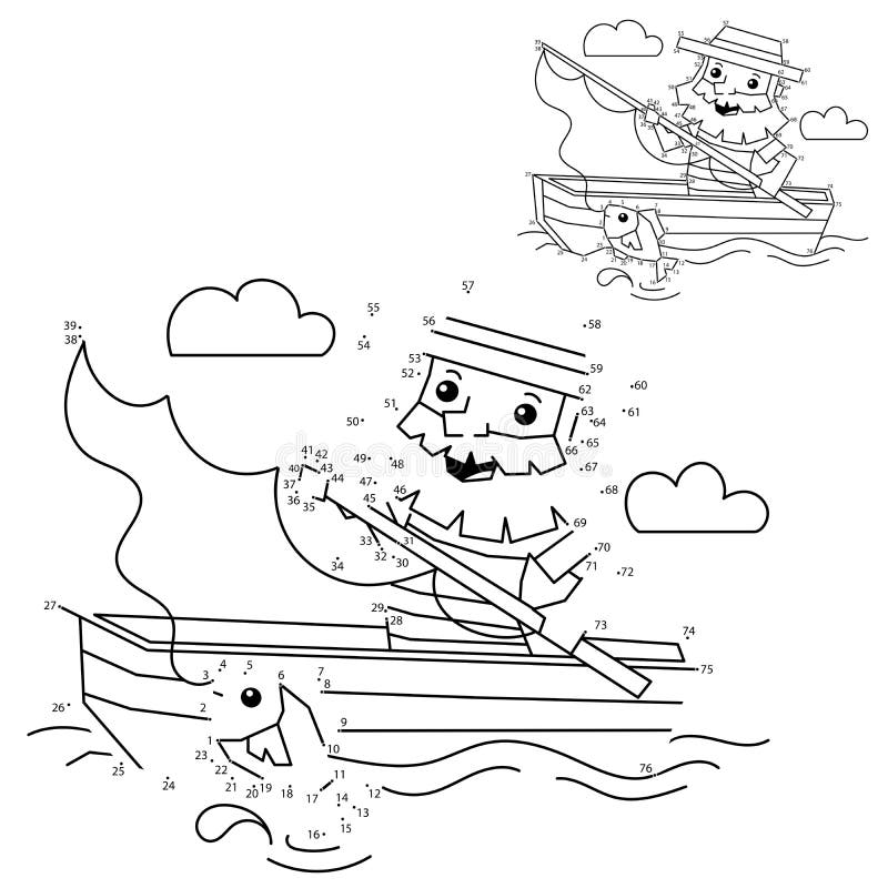 Boat coloring preschool stock illustrations â boat coloring preschool stock illustrations vectors clipart