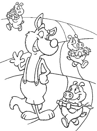 Fairy tales coloring page