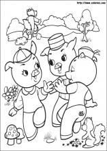 The three little pigs coloring pages on coloring