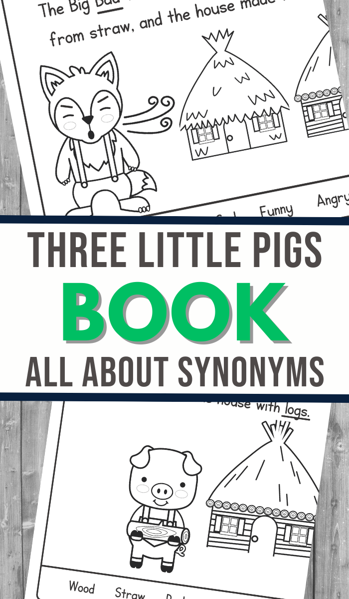 Little pigs easy reader printable