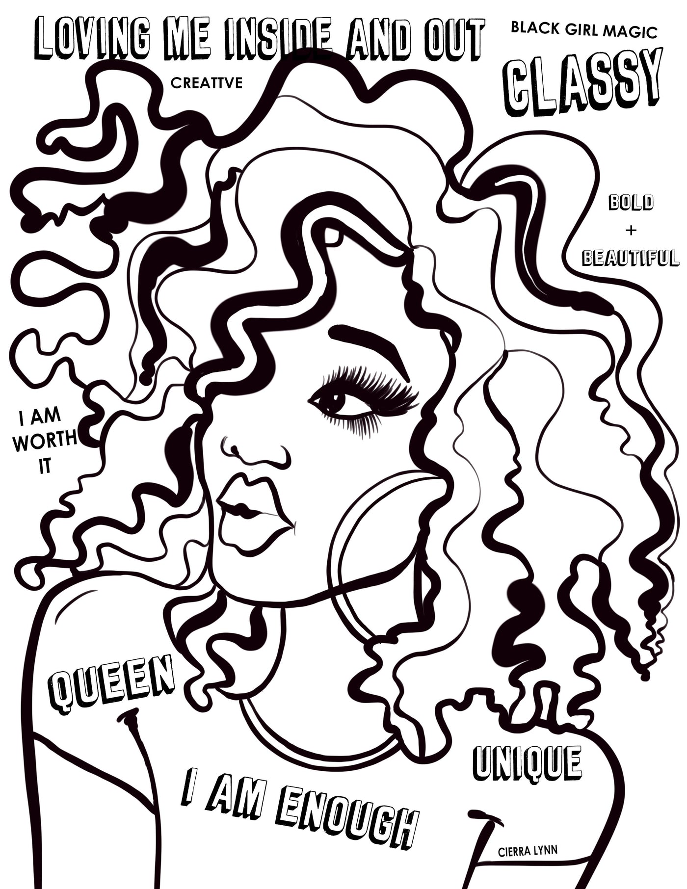 Coloring pages â cierra lynn collection