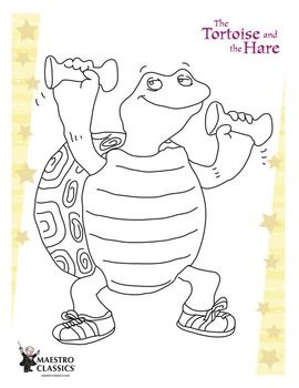 The tortoise and the hare coloring page coloring pages printable coloring pages veterans day coloring page