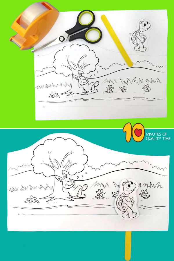 The tortoise and the hare craft â minutes of quality time