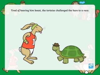 Writing week hare and tortoise ppt
