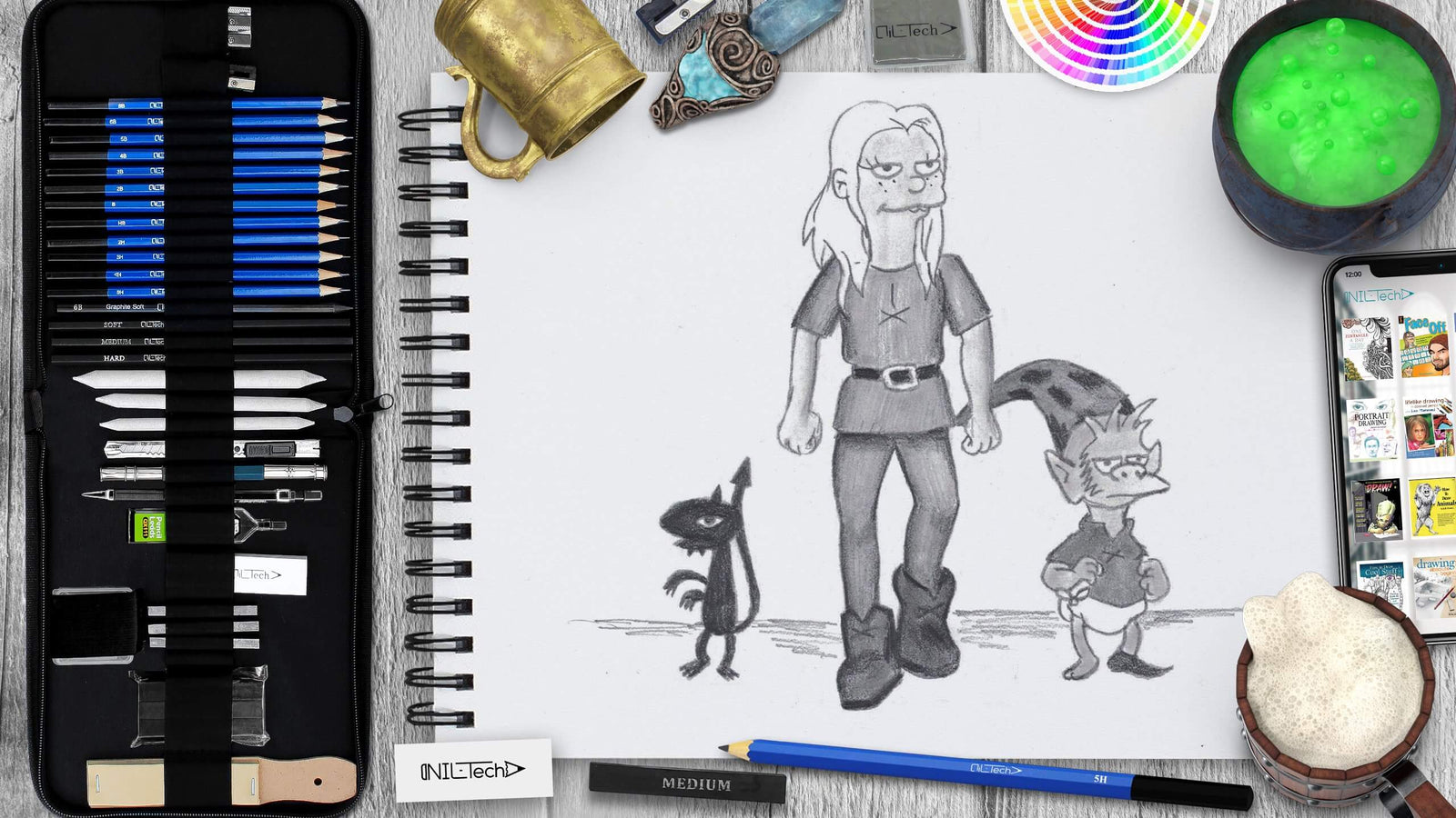 How to draw disenchantment characters nil