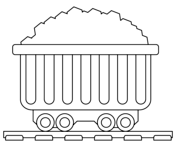 Trains coloring pages free coloring pages