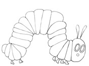 The very hungry caterpillar coloring pages free coloring pages