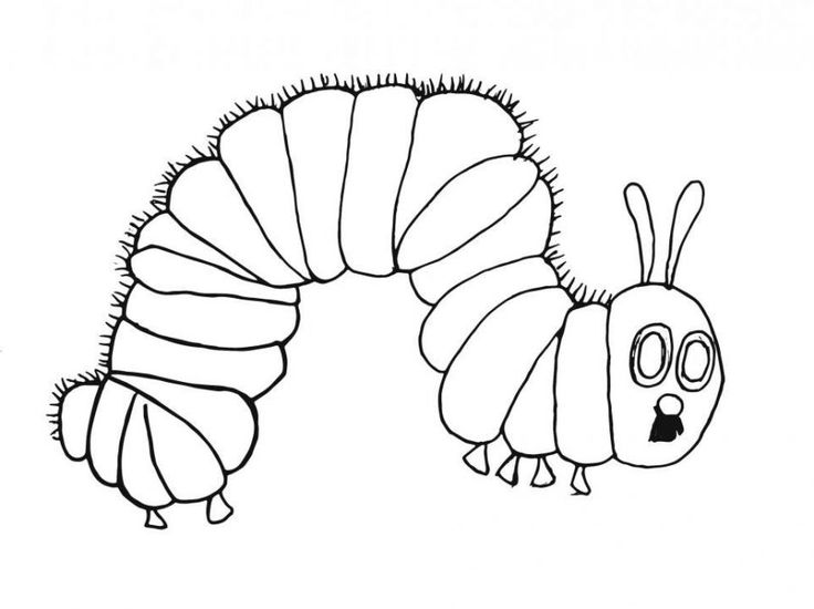 Very hungry caterpillar coloring page ee very hungry caterpillar hungry caterpillar caterpillar
