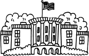 White house printable clip art and images