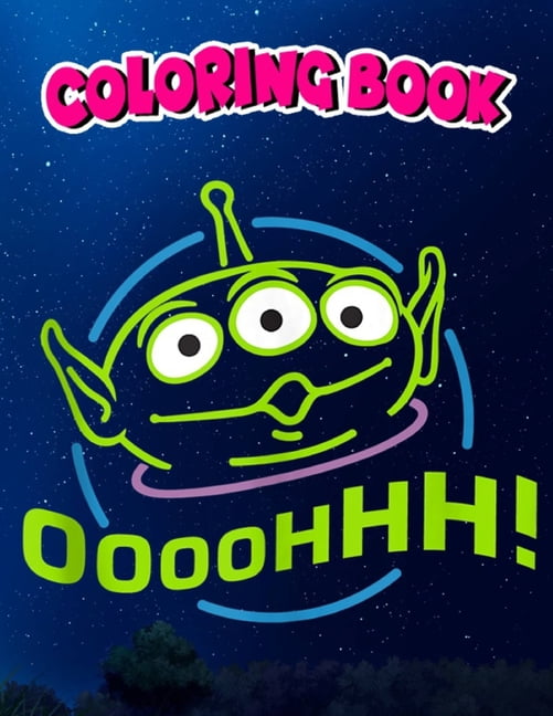 Coloring book pixar toy story alien tank top children coloring book pages to color paperback