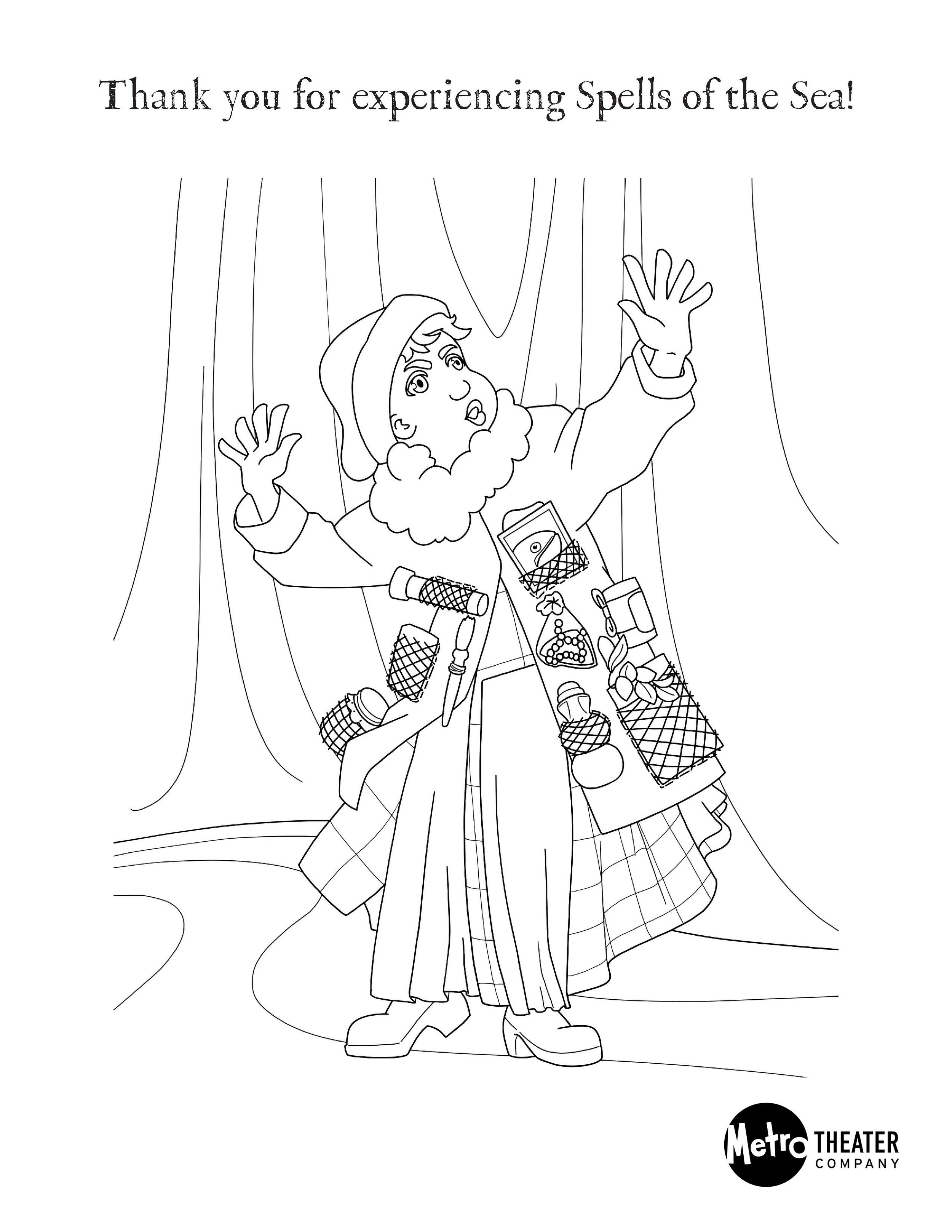 Coloring pages â metro theater company