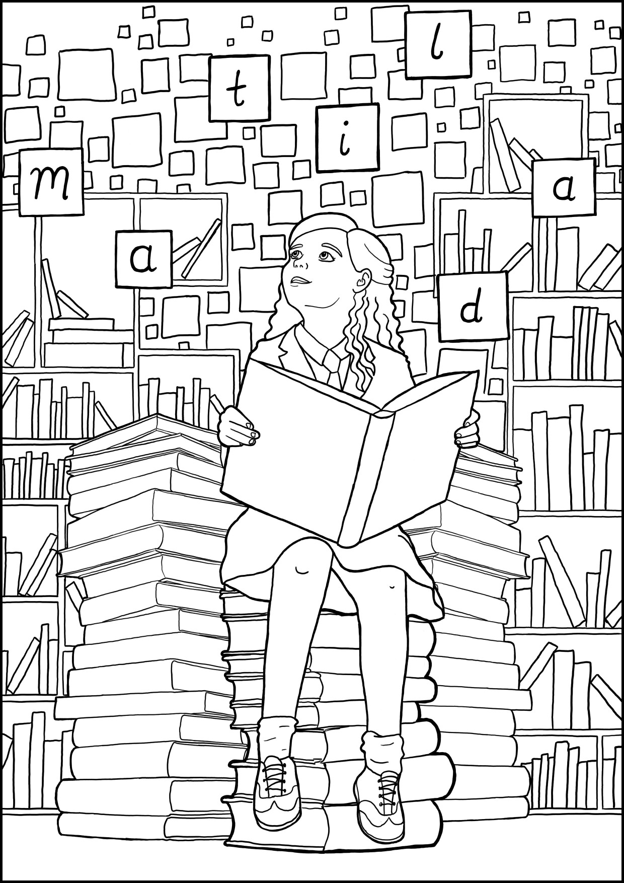 Colouring sheets official london theatre