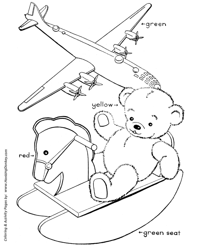 Teddy bear coloring pages teddy bear and toys coloring page