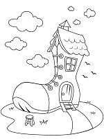 There was an old woman who lived in a shoe coloring pages and printable activities