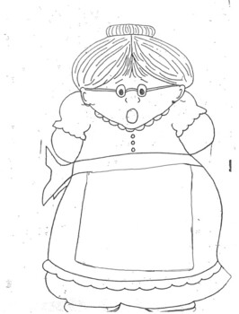 Old lady cut out tpt