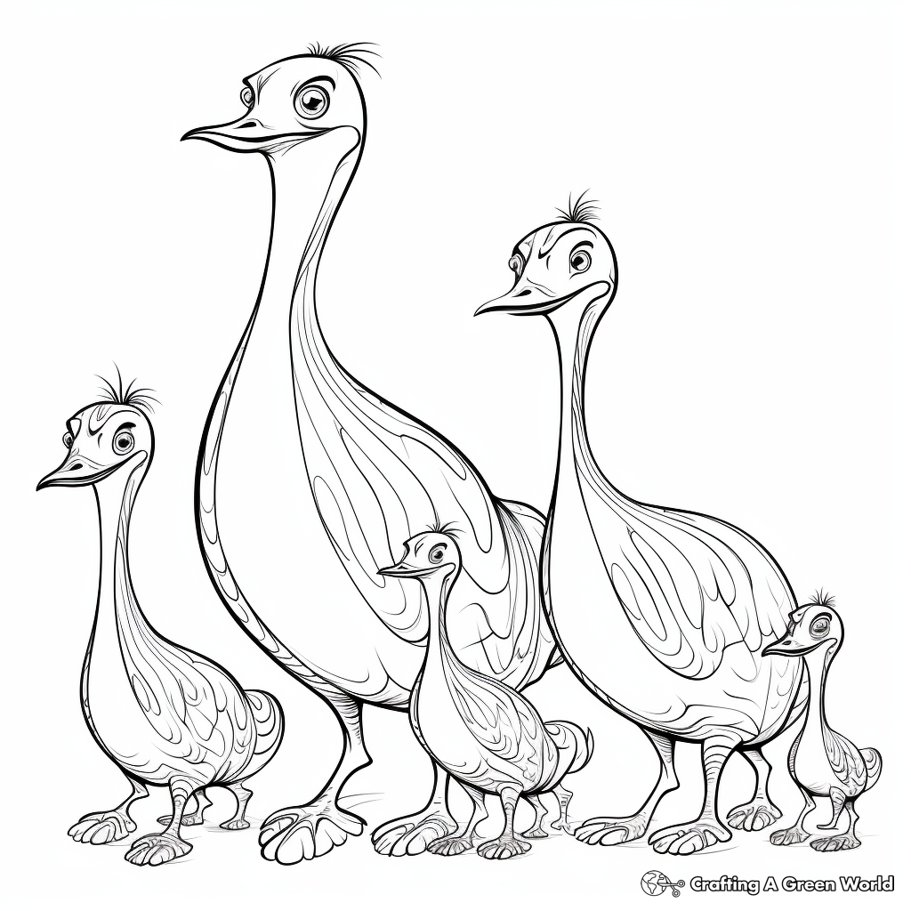 Therizinosaurus coloring pages