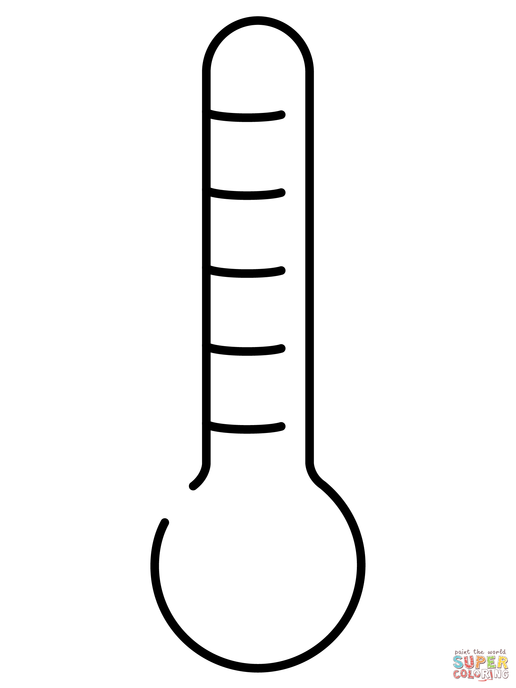 Thermometer emoji coloring page free printable coloring pages