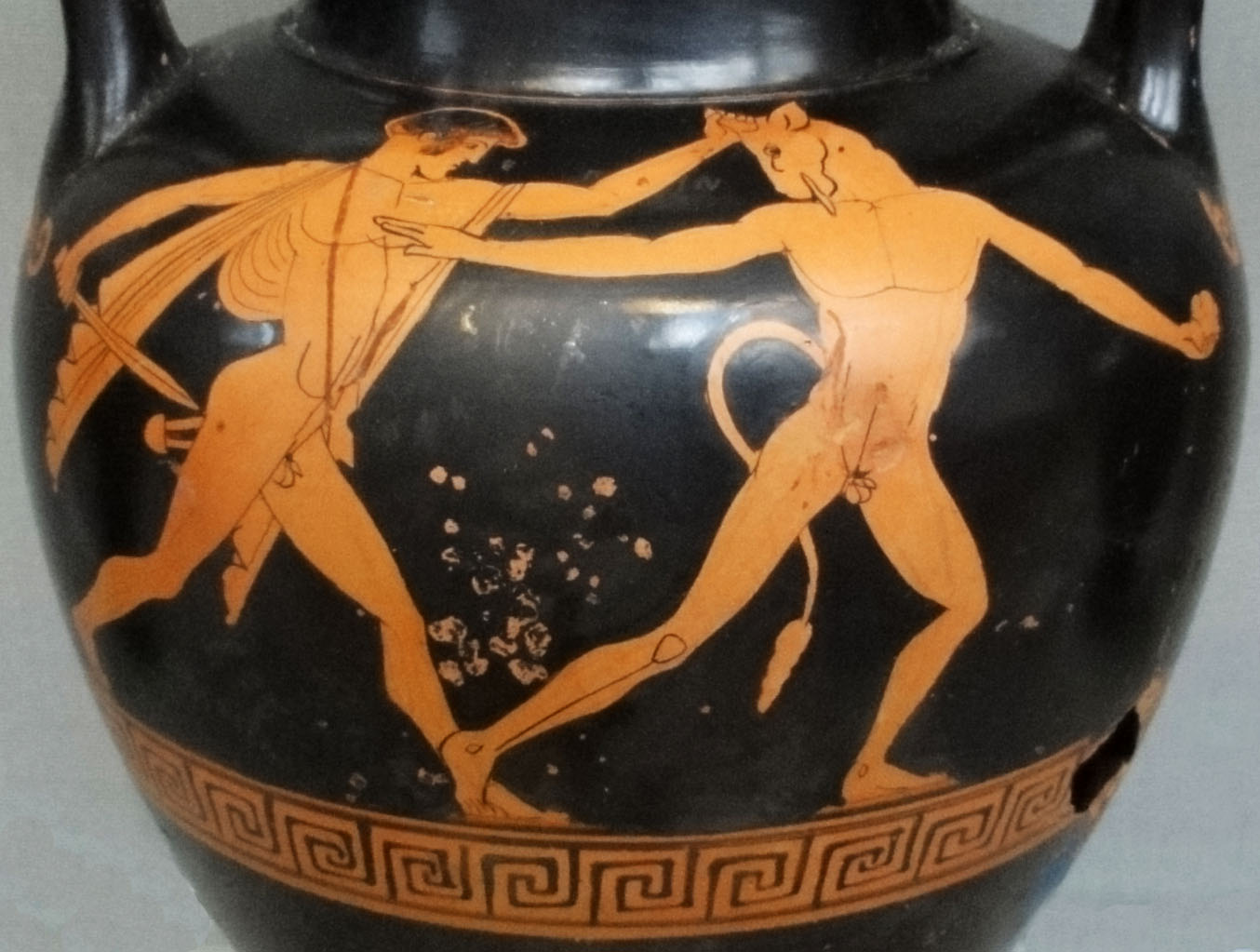 Fileaphora with theseus slaying the inotaurjpg