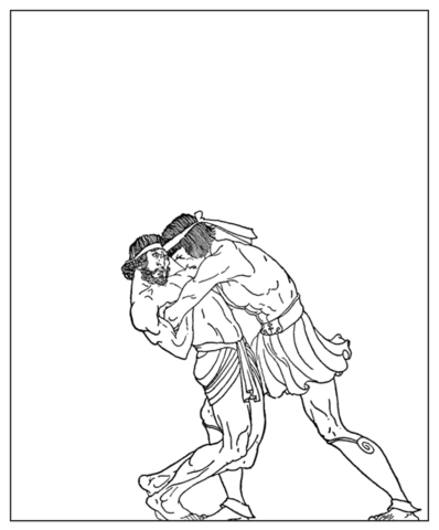 The bout between theseus and the lordly coloring page free printable coloring pages
