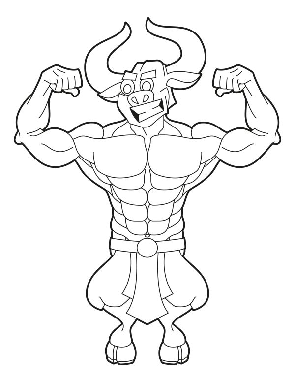 Free printable minotaur coloring page download it at httpsmuseprintablesdownloadcoloring