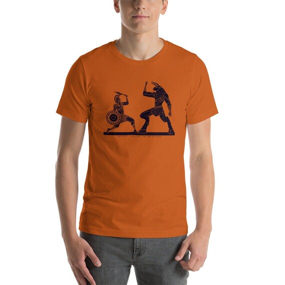 Ancient figures theseus slaying the minotaur short