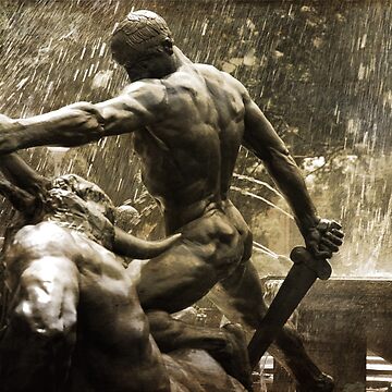 Theseus slaying a minotaur essential t