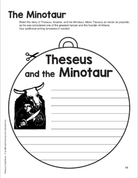 Theseus â greek mythology activity â greek heroes and heroines project