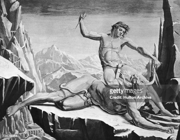 Minotaur labyrinth stock photos high