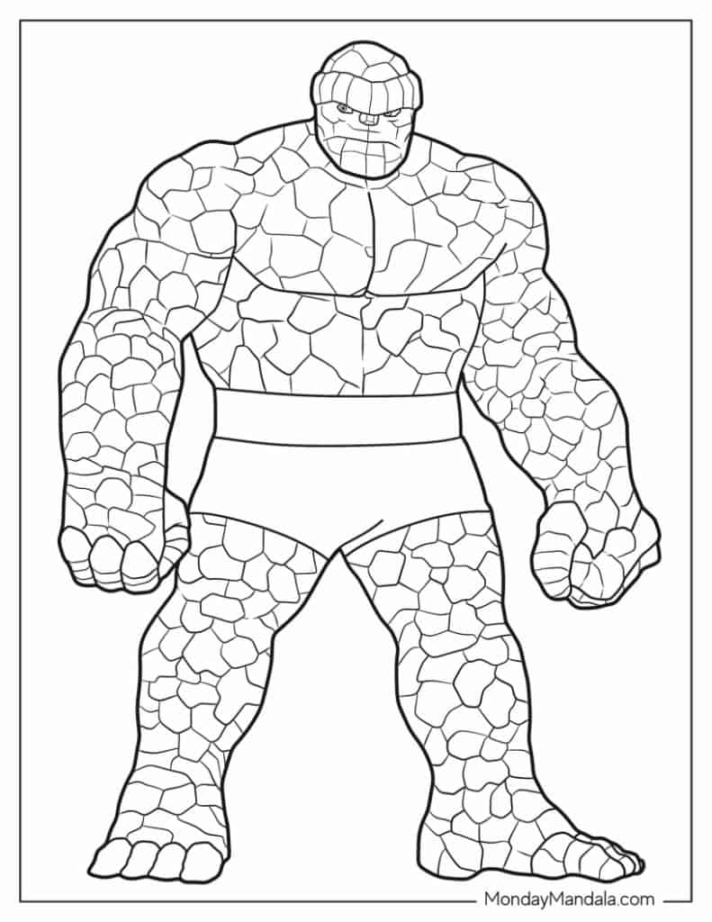 Superhero coloring pages free pdf printables