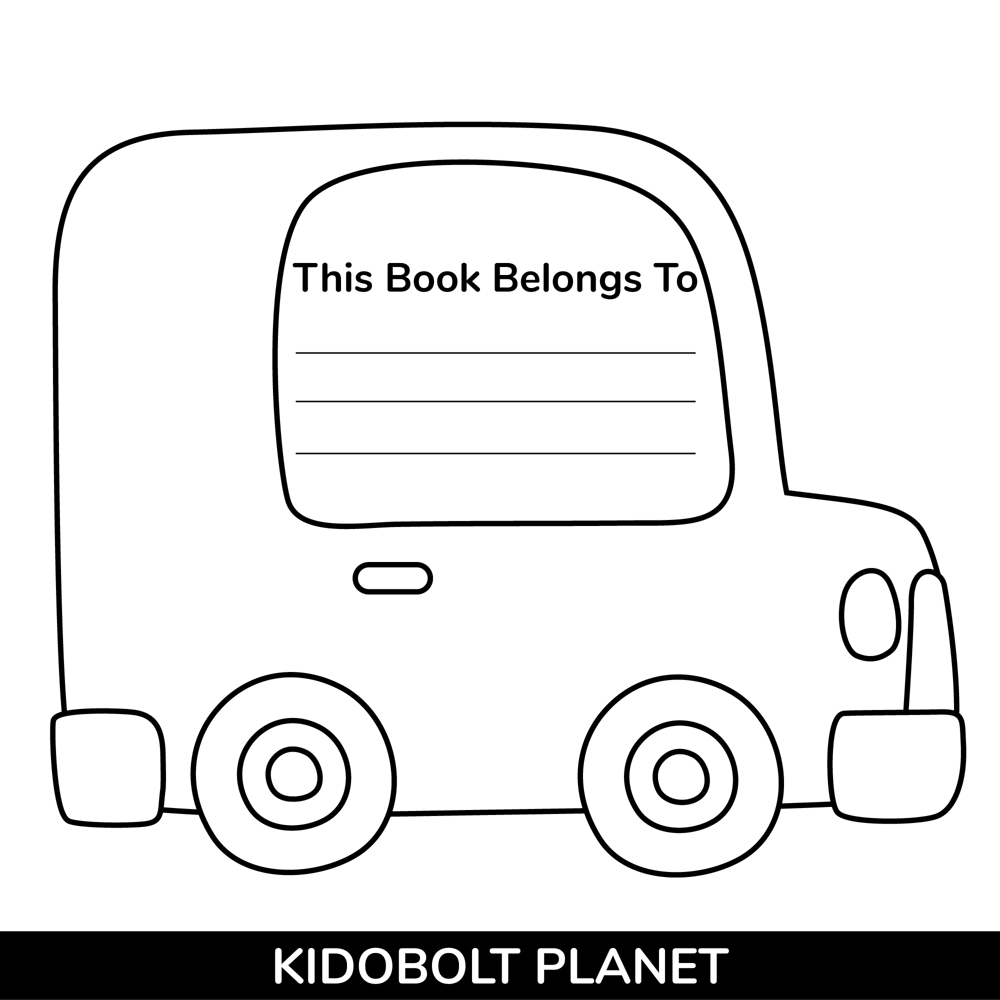 Things that go coloring pages made by teachers