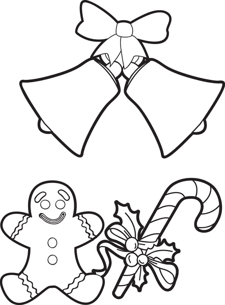 Fun christmas things coloring page for kids â