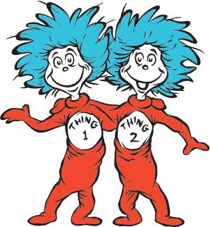 Thing thing thing thing seuss dr seuss coloring pages