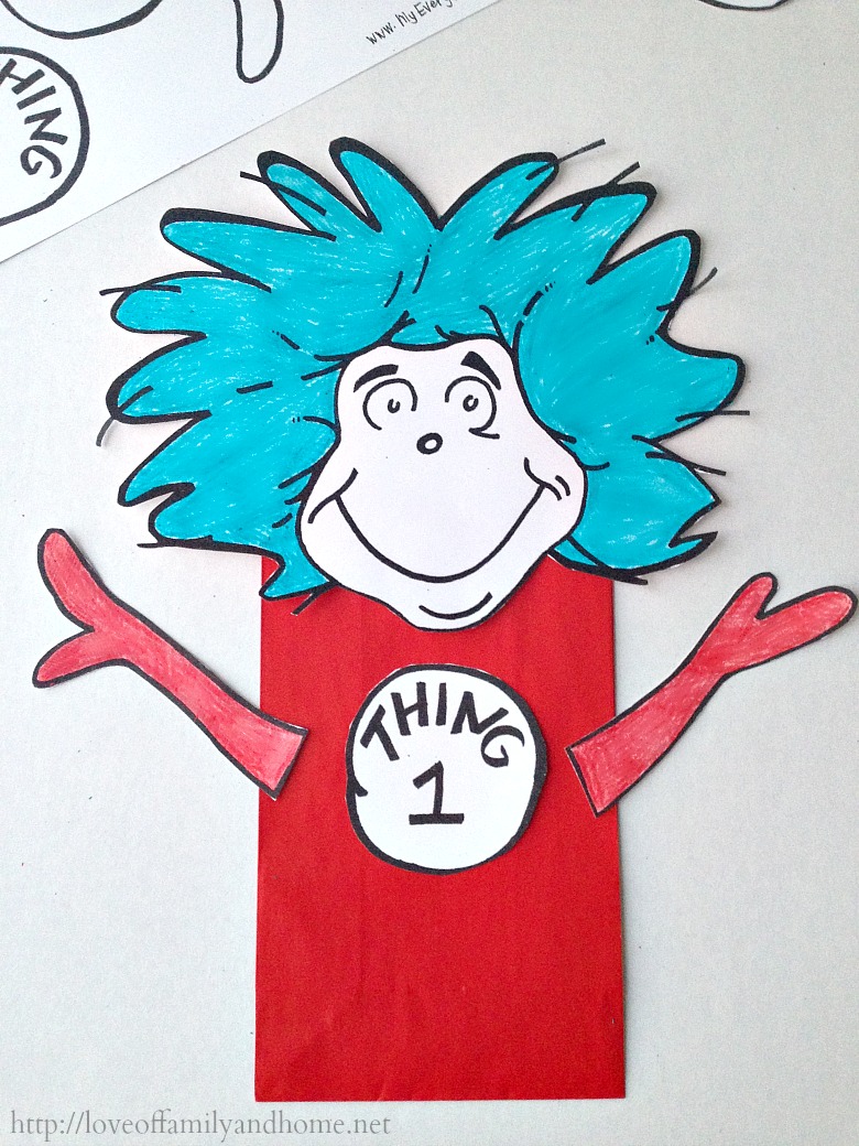 Thing thing dr seuss party favors treat bags