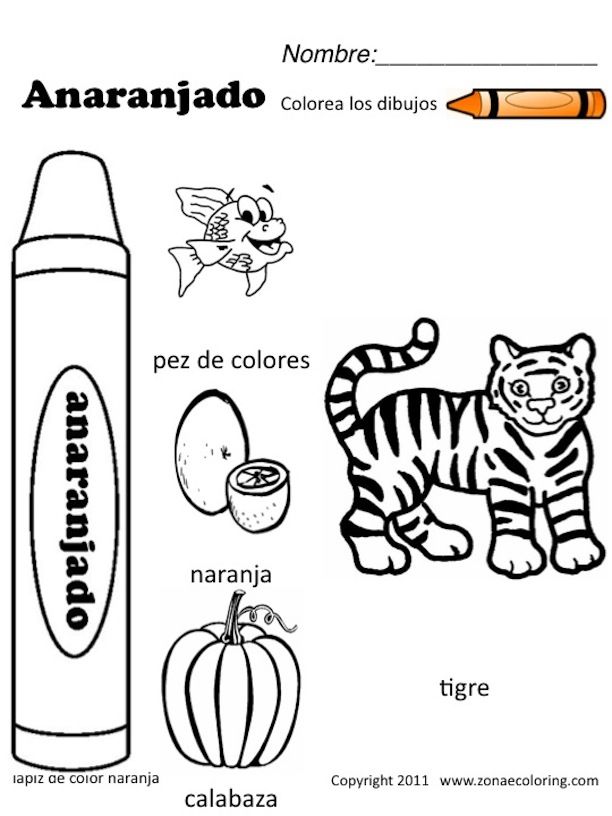 Free spanish coloring worksheets download spanish worksheets color worksheets spanish lessons for kids