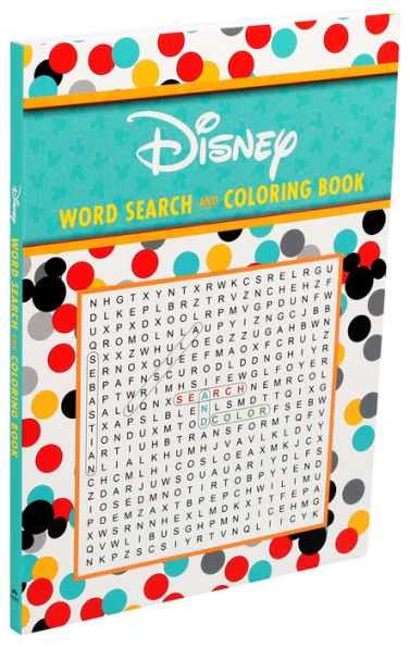 Disney word search and coloring book by editors of thunder bay press paperback barnes noble