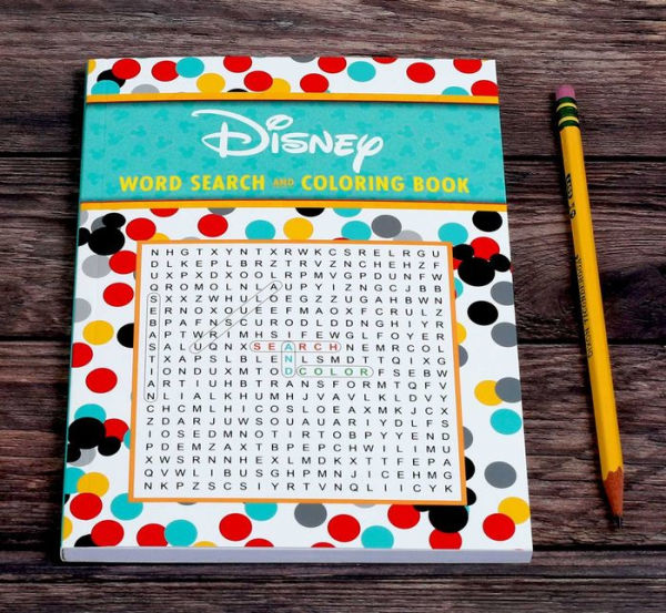 Disney word search and coloring book by editors of thunder bay press paperback barnes noble