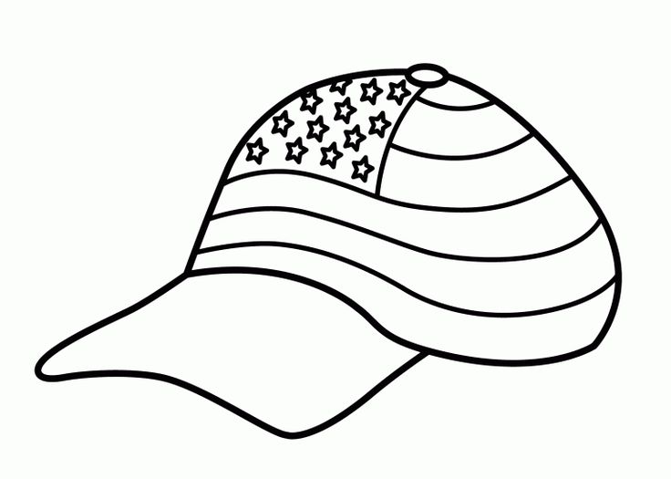 Hat coloring pages