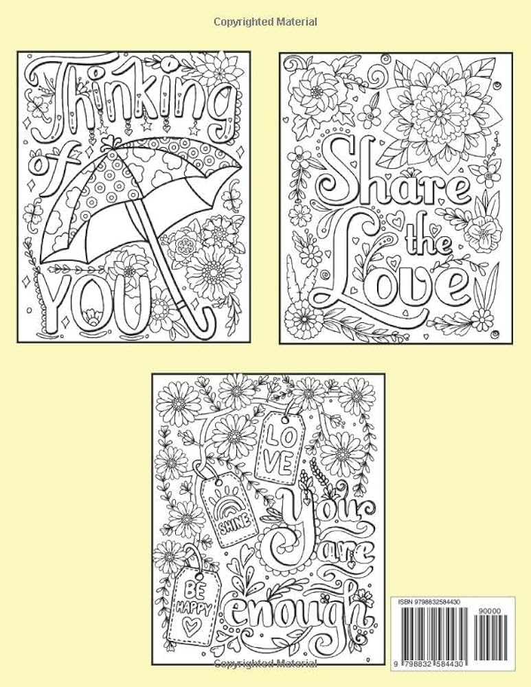 Stop negative thinking coloring book coloring pages and quotes to get rid of stress stop negative thoughts drive away depression and focus on the present mctom felix books