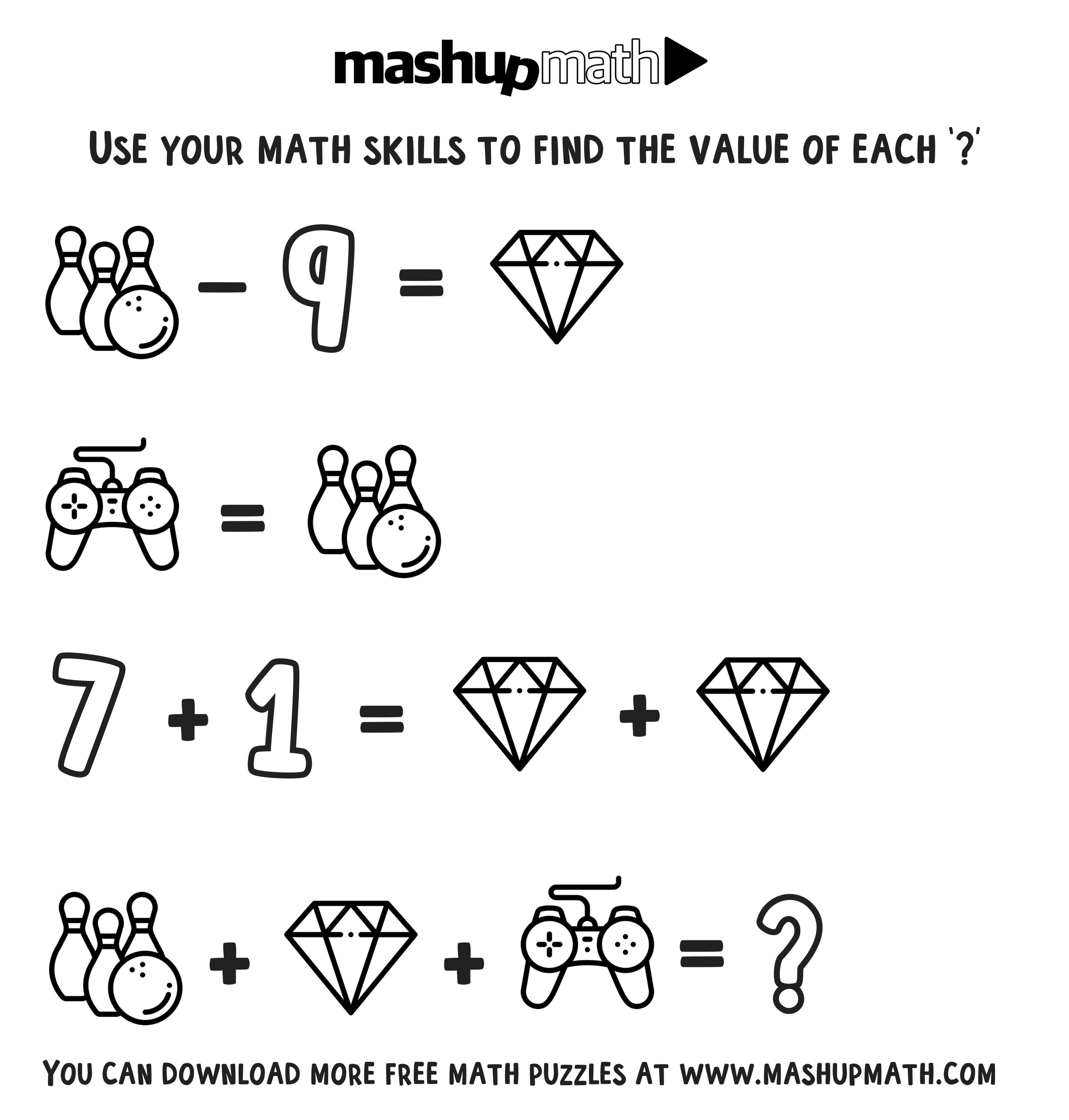 Free math coloring worksheets for rd and th grade â mashup math
